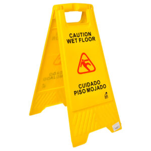 Señalamiento Piso Mojado Plegable Gorilla